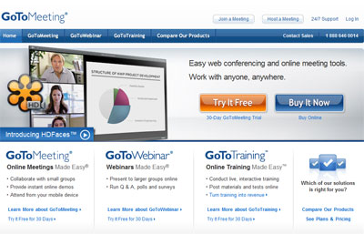 GoToMeeting - проведение веб-конференций (онлайн)