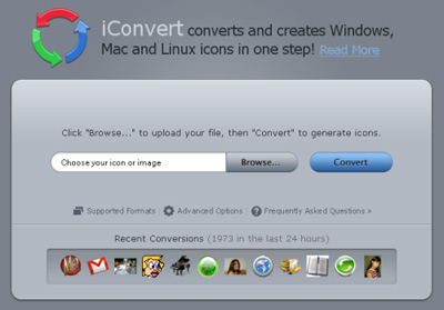 iConvert - конвертирует и создает Windows, Mac и Linux иконки (онлайн)