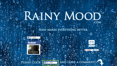 RainyMood - звуки дождя онлайн