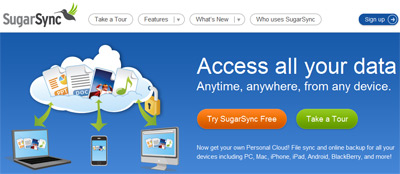 SugarSync - доступ к вашим файлам всегда и везде (онлайн)