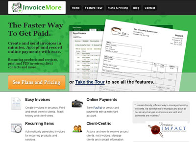 InvoiceMore - возможность получить и отправить счет (онлайн)