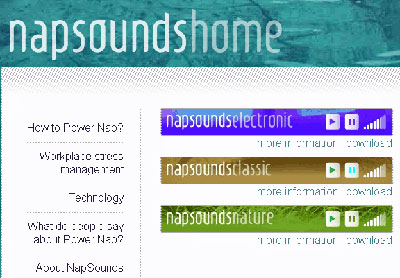 NapSounds - 20-минутные треки для расслабления и сна (онлайн)
