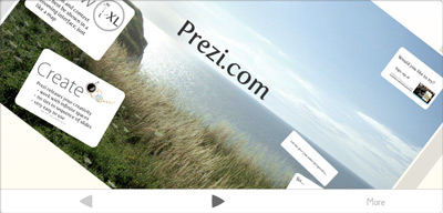 Prezi - презентация на одном листе (онлайн)