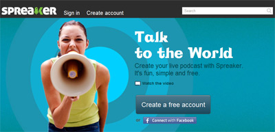 Spreaker - создание и прослушивание подкастов (онлайн)