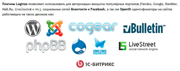 Loginza.ru – визитная карточка вашего сайта