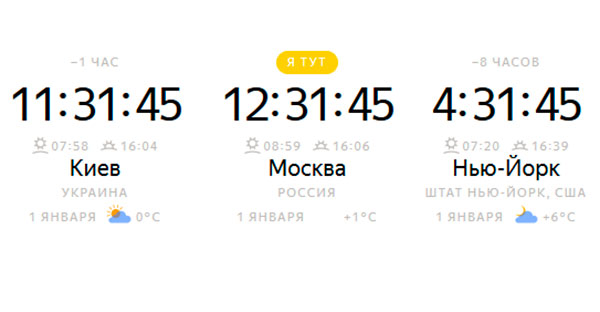 Яндекс.Время – беспечна стрелок круговерть